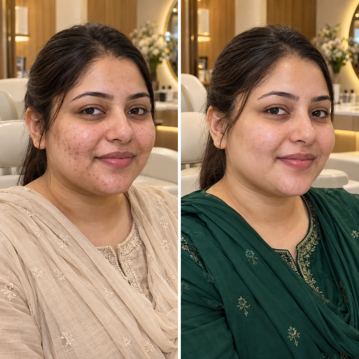 Acne and texture routine